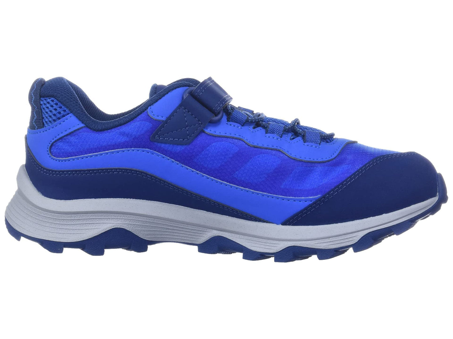Merrell Unisex Kid's Moab Speed Low Alternative Closure Waterproof Hiking Shoe, Blue, 7 Medium