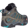Merrell Women's Moab Vertex Mid Waterproof Composite Toe Construction Boot, Pewter, 9.5