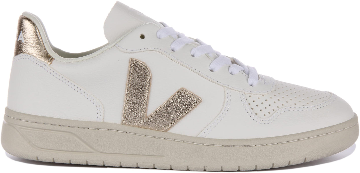 VEJA V-10 Extra White/Platine EU 46 (US Men's 12) M