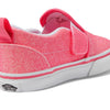 Vans Kids Unisex Slip-On V (Infant/Toddler) Glitter Pink 7 Toddler M