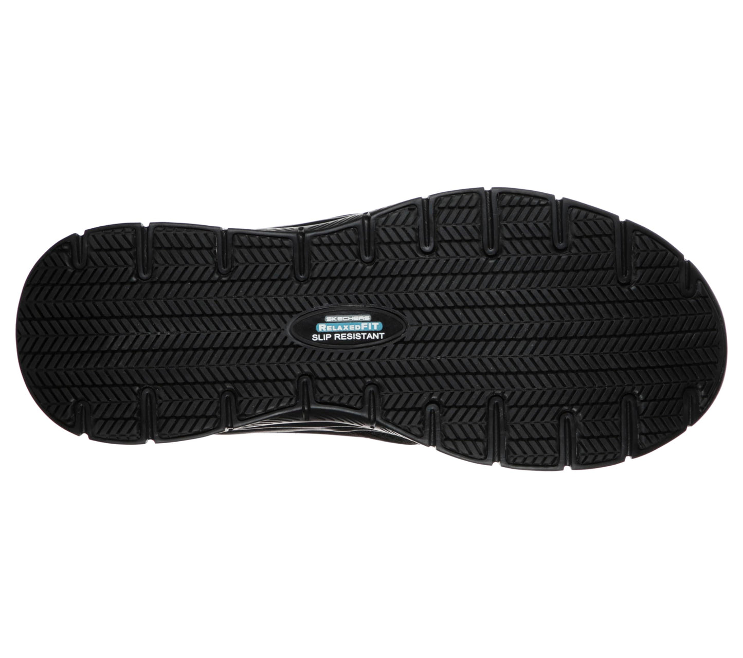 Skechers Men's Skechers Men's Flex Advantage Slip Resistant Sr Mcallen Slip on Work Shoe, Black, 10 Wide