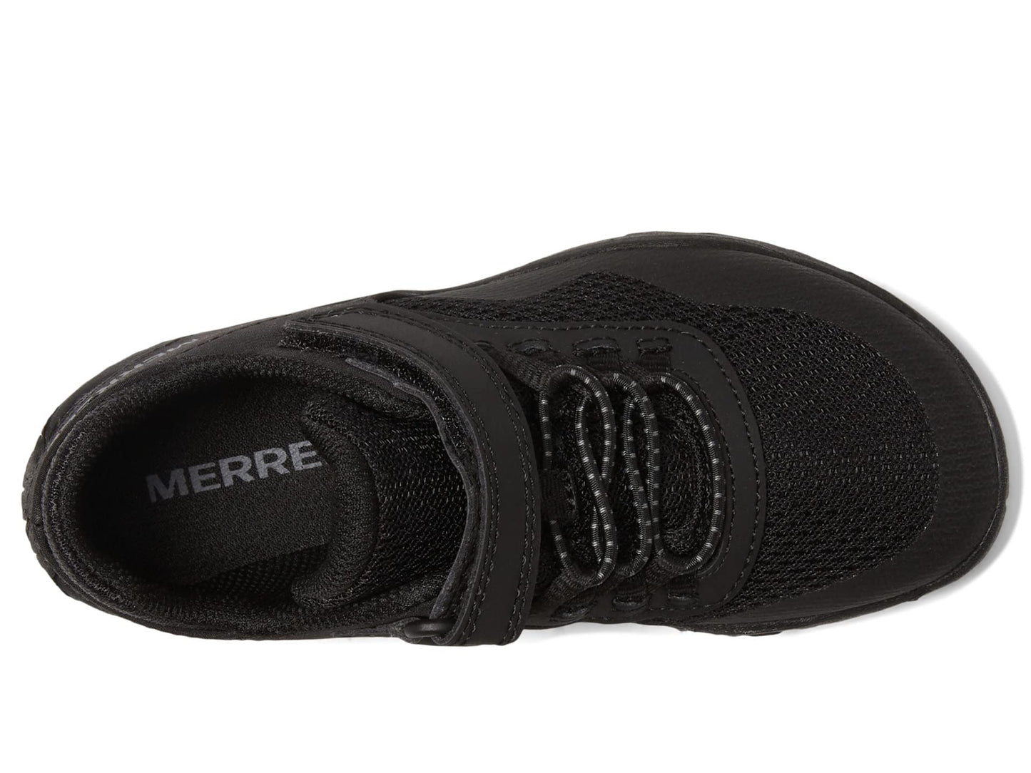 Merrell® Trail Glove 7 A/C Shoes for Little Kids – Synthetic Mesh Upper – EVA Midsole – Odour-Resistant Lining Black 2 Little Kid M