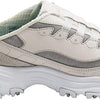 Skechers Women's D'Lites - Resilient Mule Slip-On Sneaker, White/Vapor/Silver, 11 W US