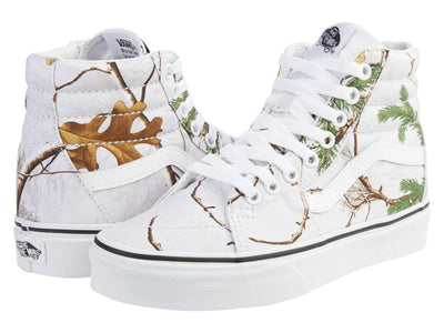 Vans SK8-Hi (Realtree Xtra) Snow Camo Men's 3.5, Women's 5 Medium