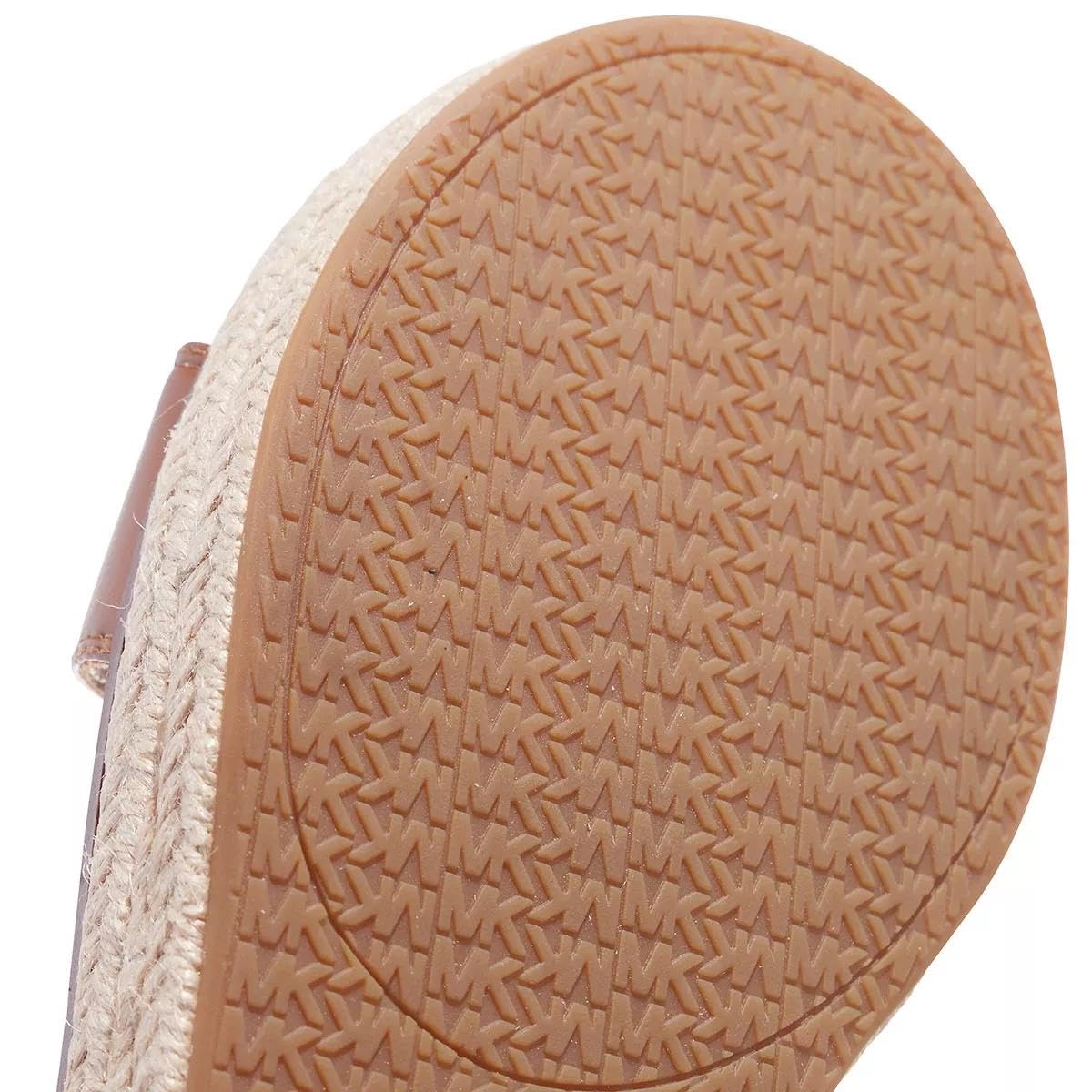 MICHAEL Michael Kors Women's Richie Espadrille Wedge Sandals Luggage 8 M
