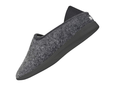 mahabis Classic Slipper Larvik Dark Grey/Skien Black 45 (US Men's 11-11.5) Medium