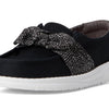 HEYDUDE Girls Wendy Bow Essentials (Toddler) Black 6 Medium