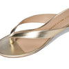 Stuart Weitzman Women's Rio Sleek Sandals 35 Light Gold 8 Medium