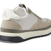 Madewell Kickoff Trainer Sneakers in Leather and (Re) sourced Nylon Stone Multi/Grey Neutral 7.5 M