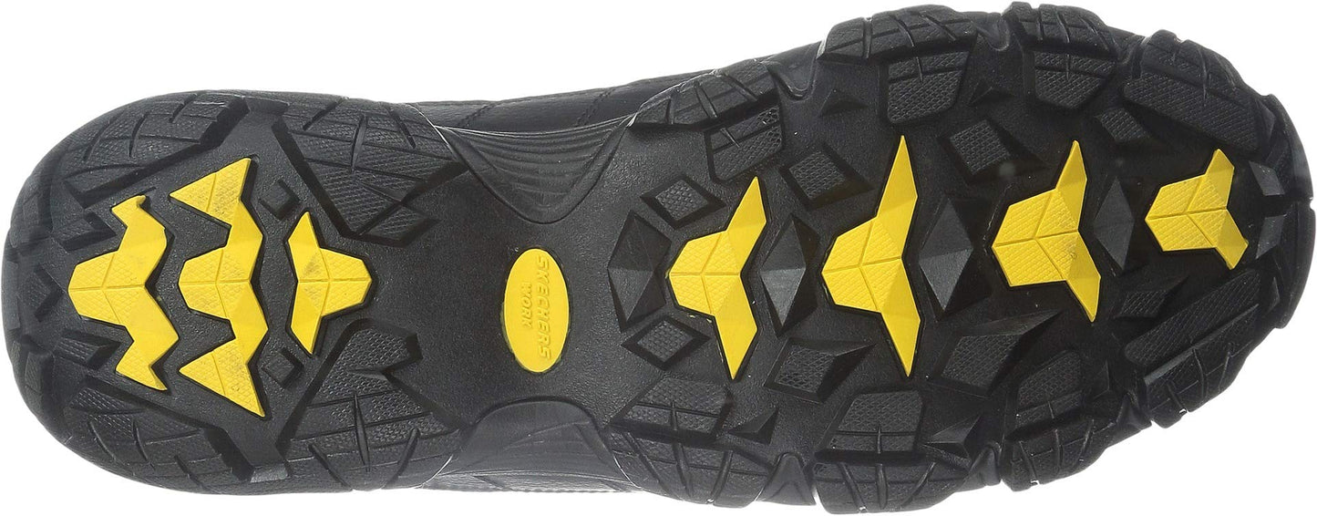 Skechers for Work Men's Blais Hiking Shoe, Black, 12 M US