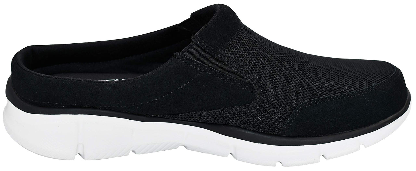 Skechers Sport Men's Equalizer Coast to Coast Mule, Black/White, 8.5 M US