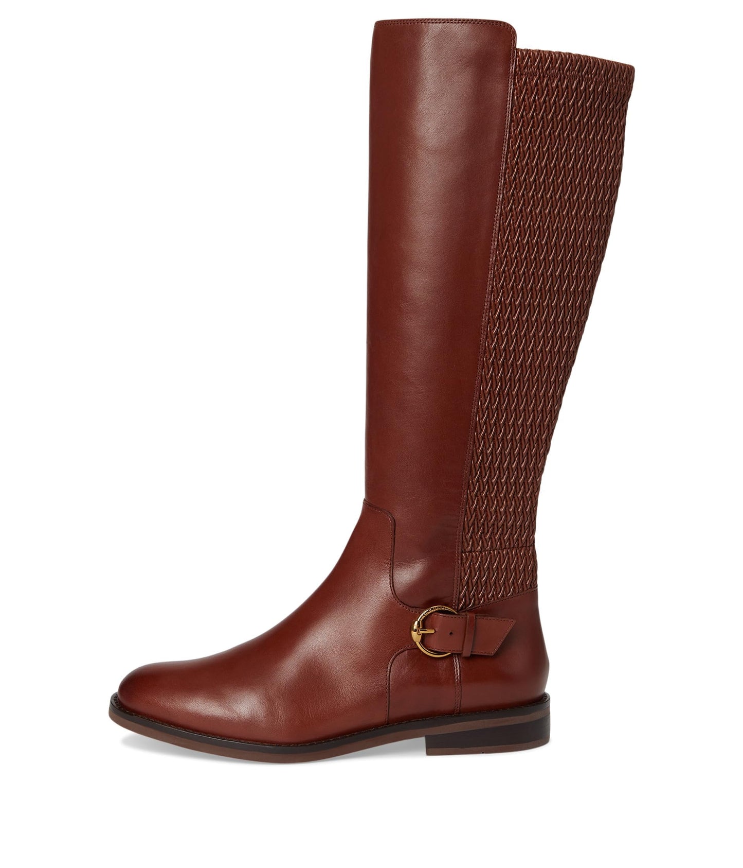 Cole Haan Women's Clover Stretch Tall Boot, Dark Cuoio Lightr, 9-B US