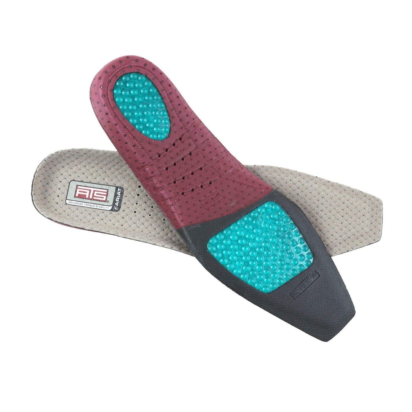 ARIAT Women's ATS Square Toe Insole Footbeds, Multicolored, 5.5