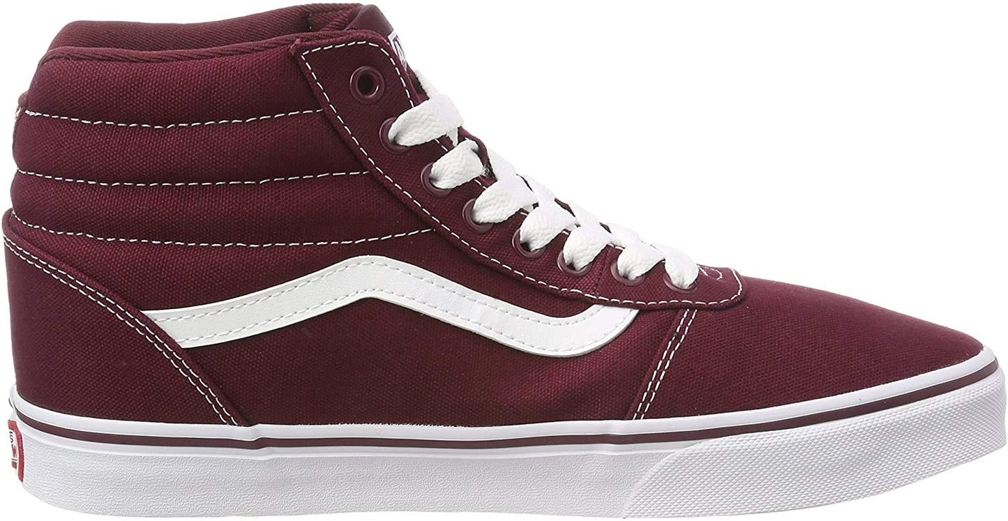Vans Men's Filmore Hi Sneaker, Red Canvas Port Royale White 8j7, 11 UK
