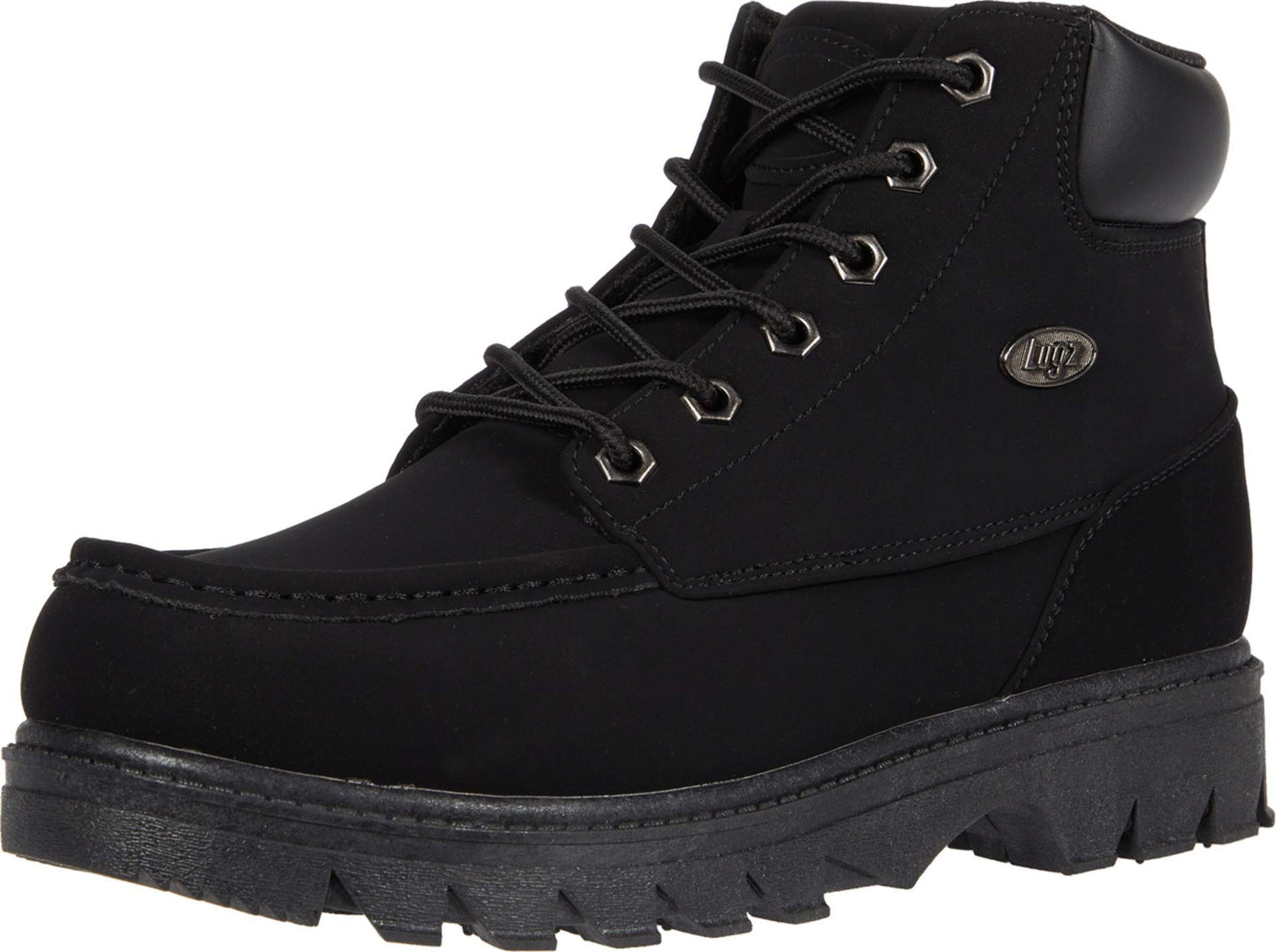 Lugz Men's Warsaw Classic Moc Toe Chukka Fashion Boot, Black, 12, D
