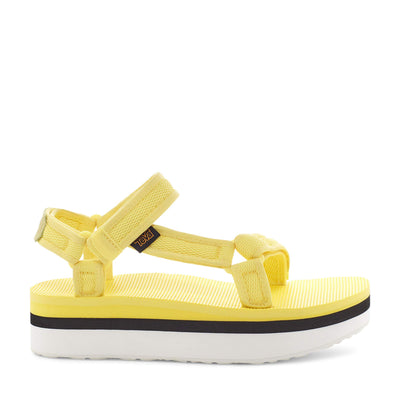 Teva Women's Ankle Strap Wedge Sandal, Limelight, us9