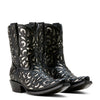 ARIAT Women's Valentina Western Boot, Black Jasper/Platinum, 7