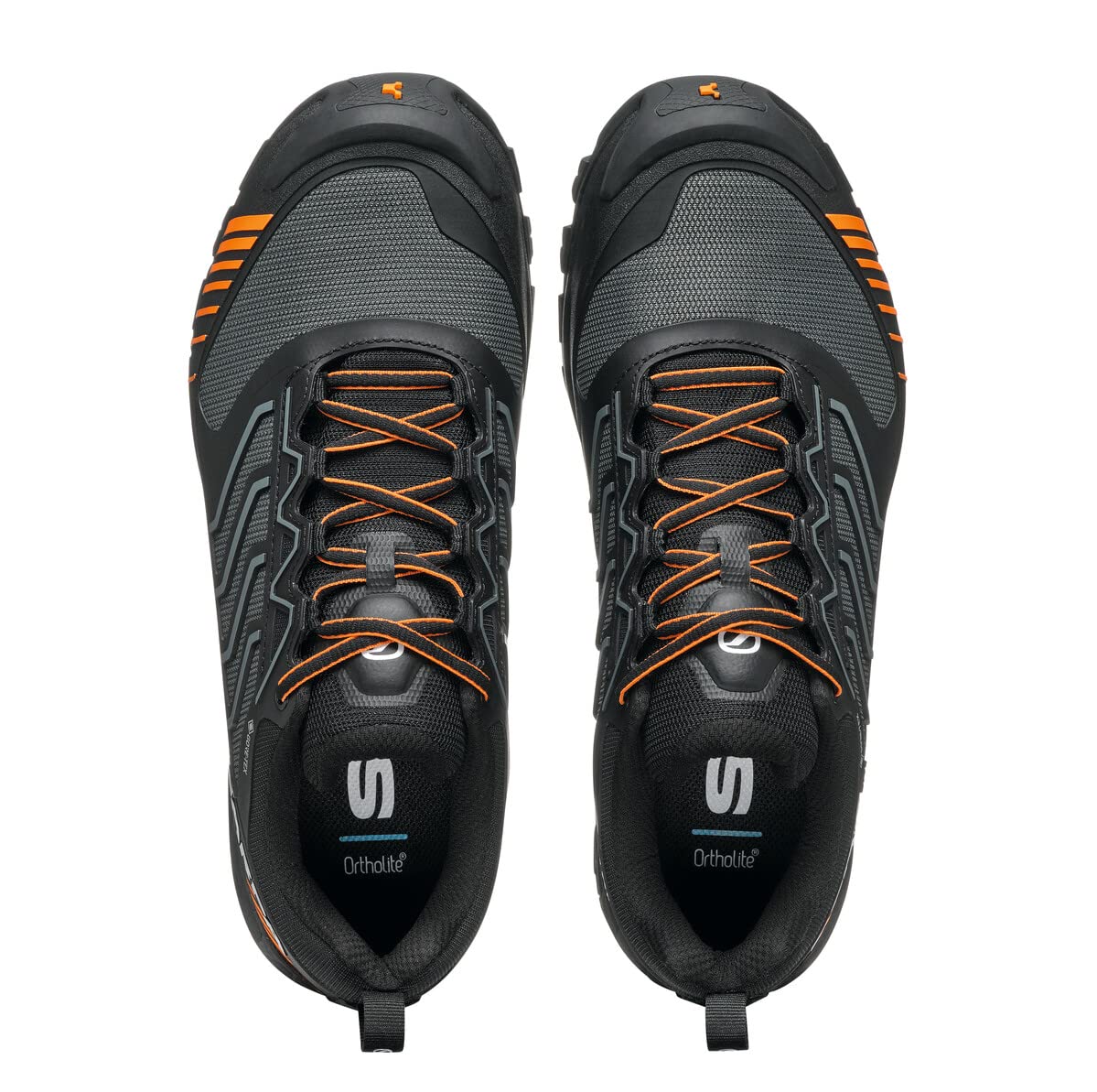 SCARPA Men's Ribelle Run XT GTX Waterproof Gore-Tex Trail Shoes for Trail Running and Hiking - Anthracite/Tonic - 11.5 Women/10.5 Men