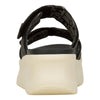 Hey Dude Delray Slide Classic - Sandals for Women - Textile and Synthetic Upper - Cotton Lining - EVA Outsole Black 8 M
