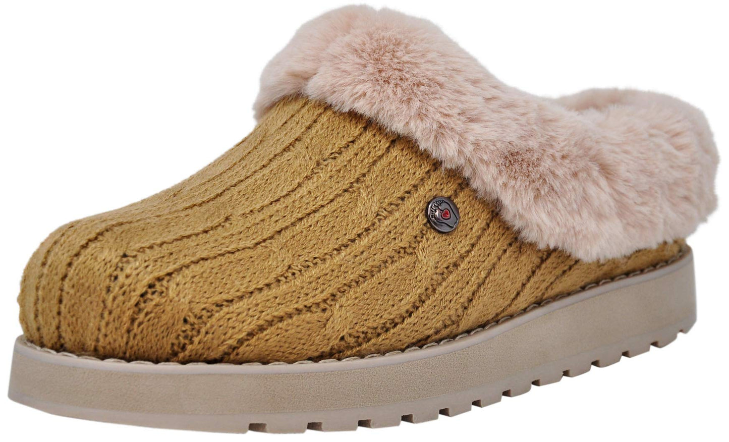 Skechers Women's Ice Angel Slipper Slipper, Chestnut, 10