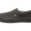 Vans Kids Unisex Classic Slip On, Black/Black, Size 3 Little Kid