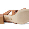 Stuart Weitzman Playa 75 Knot Block Slide Tan 8.5 B
