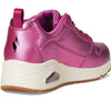 Skechers Womens Uno - Metallixs, Magenta, 7.5 Medium