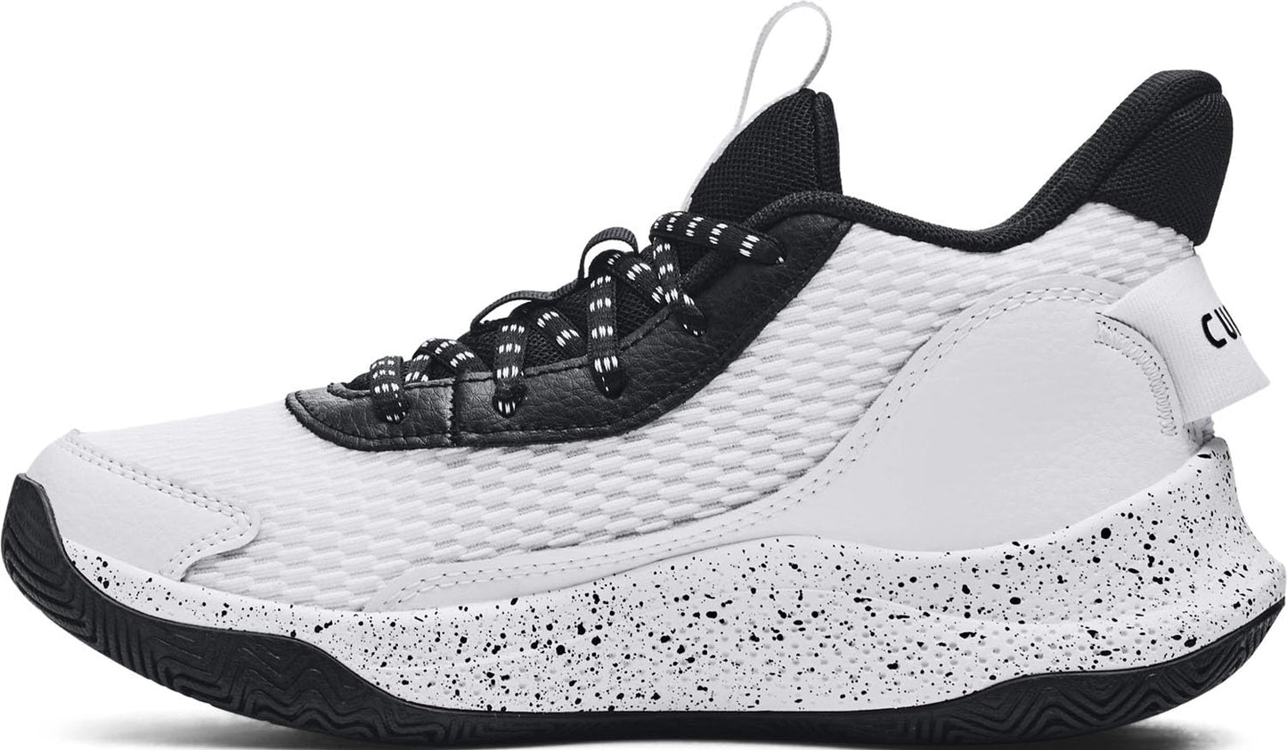 Under Armour - Kids Grade School Curry 3Z7 Basketball Shoes, Color White (100), Size: 6 M US Big Kid