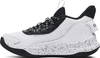 Under Armour - Kids Grade School Curry 3Z7 Basketball Shoes, Color White (100), Size: 6 M US Big Kid