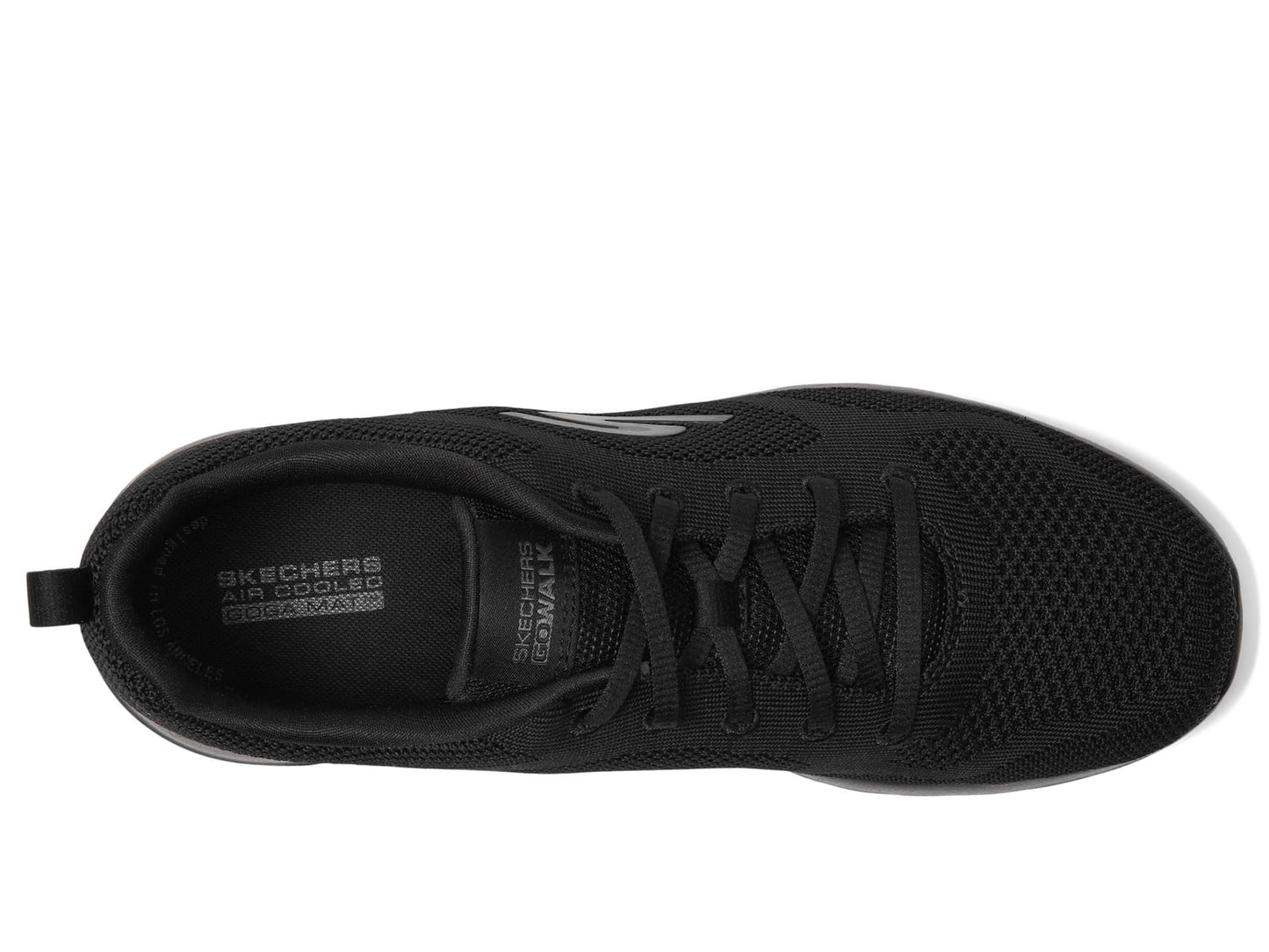 Skechers Women's Go Walk Joy Violet Sneaker, Black, 9 Wide