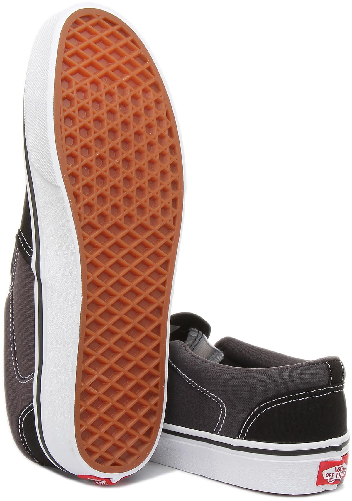 Vans Men's Asher Seasonal Trainers, OTW Sidewall Black White, 9 US