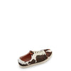 Frye Ivy Low Lace Sneakers for Women Crafted from Soft, Vintage Italian Leather with Removable Molded Footbed, Leather Lining, and Contrast White Rubber Outsoles, Black/Brown - 5.5M