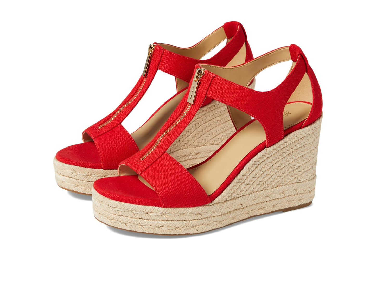 Michael Kors Berkley Mid Wedge Lacquer Red 6.5 M