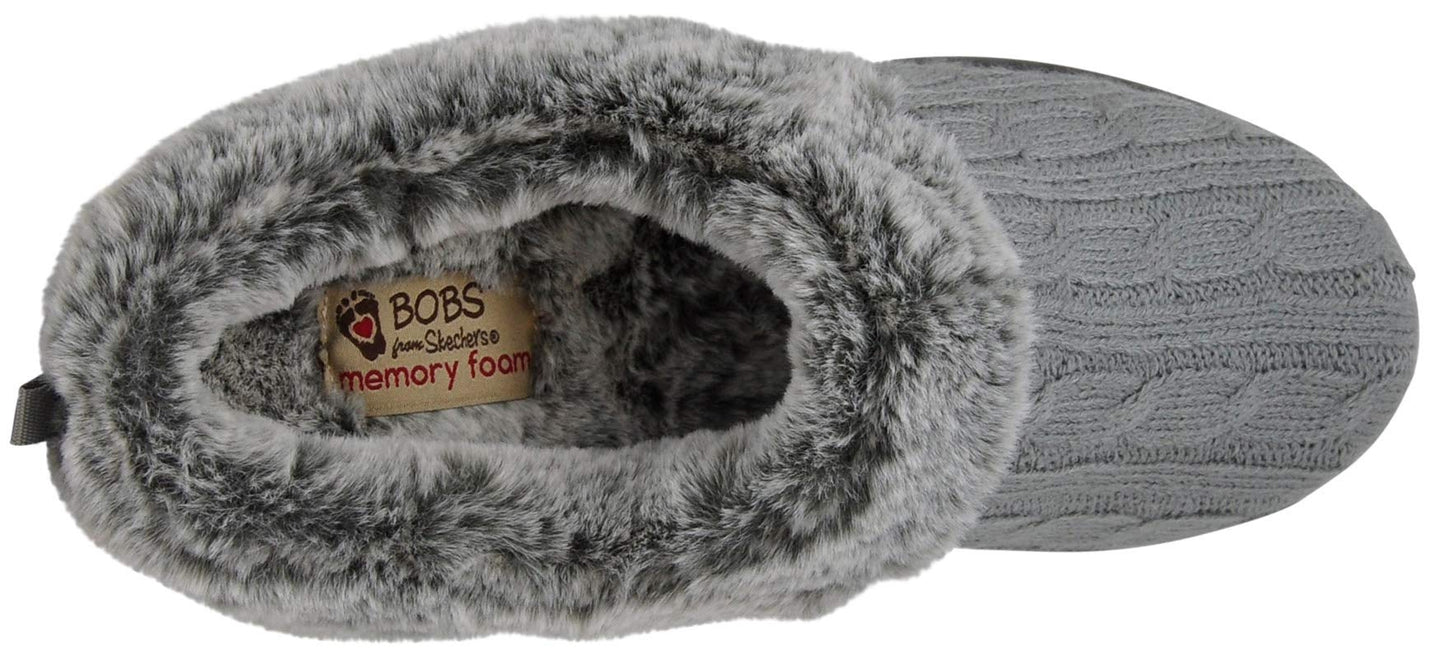 Skechers womens Keepsakes - Ice Angel Slipper, Grey, 8 Wide US