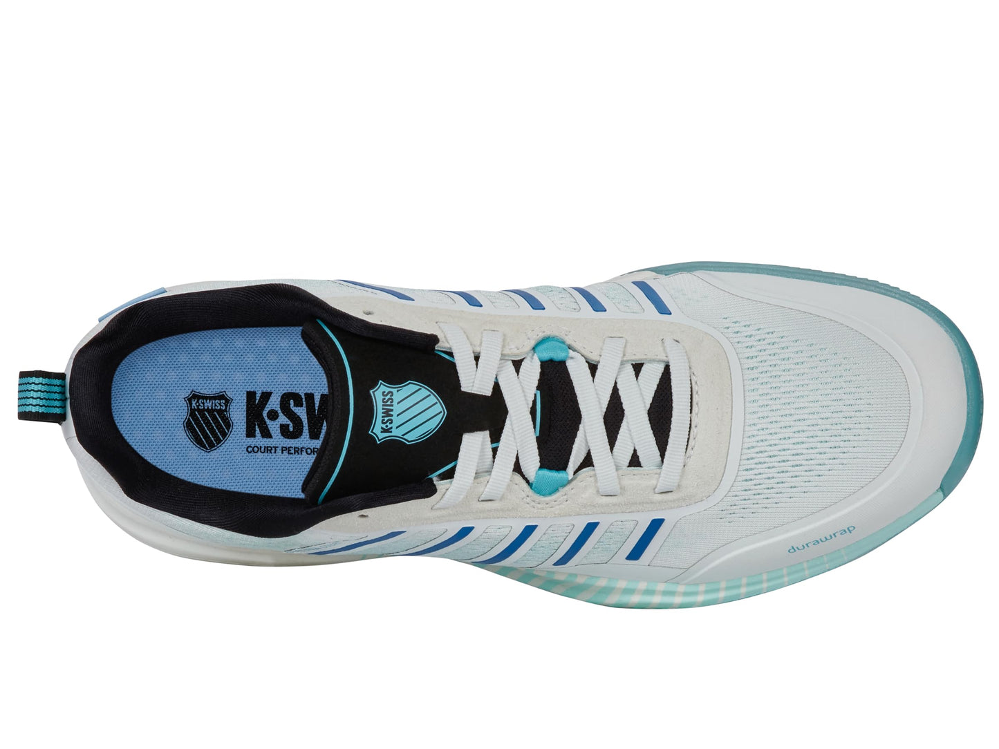 K-Swiss Men's Ultra Court Pickleball Shoe, Bit of Blue/Brilliant Blue/Capri, 9.5 M