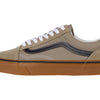 Vans Men's Old Skool Sneaker, (Gum) Timber Wolf/Black, Size 5.5