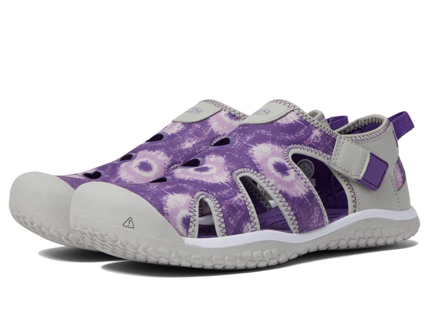 KEEN Kid's Stingray Closed Toe Water Sandals, Multi/Tillandsia Purple, 12 Little Kid US