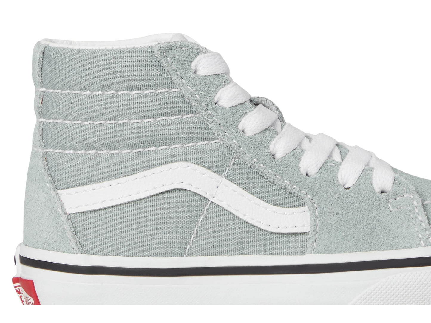 Vans Kids SK8-HI (Little Kid) Sneaker, Color Theory Pure Grey, 1.5 US Unisex