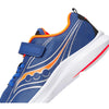 Saucony Kinvara 13 Alternative Closure Running Shoe, Saphire/RED, 2 US Unisex Big Kid