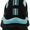 Skechers Women's D'lux Walker-Infinite Motion Sneaker, Black Aqua, 6.5 UK