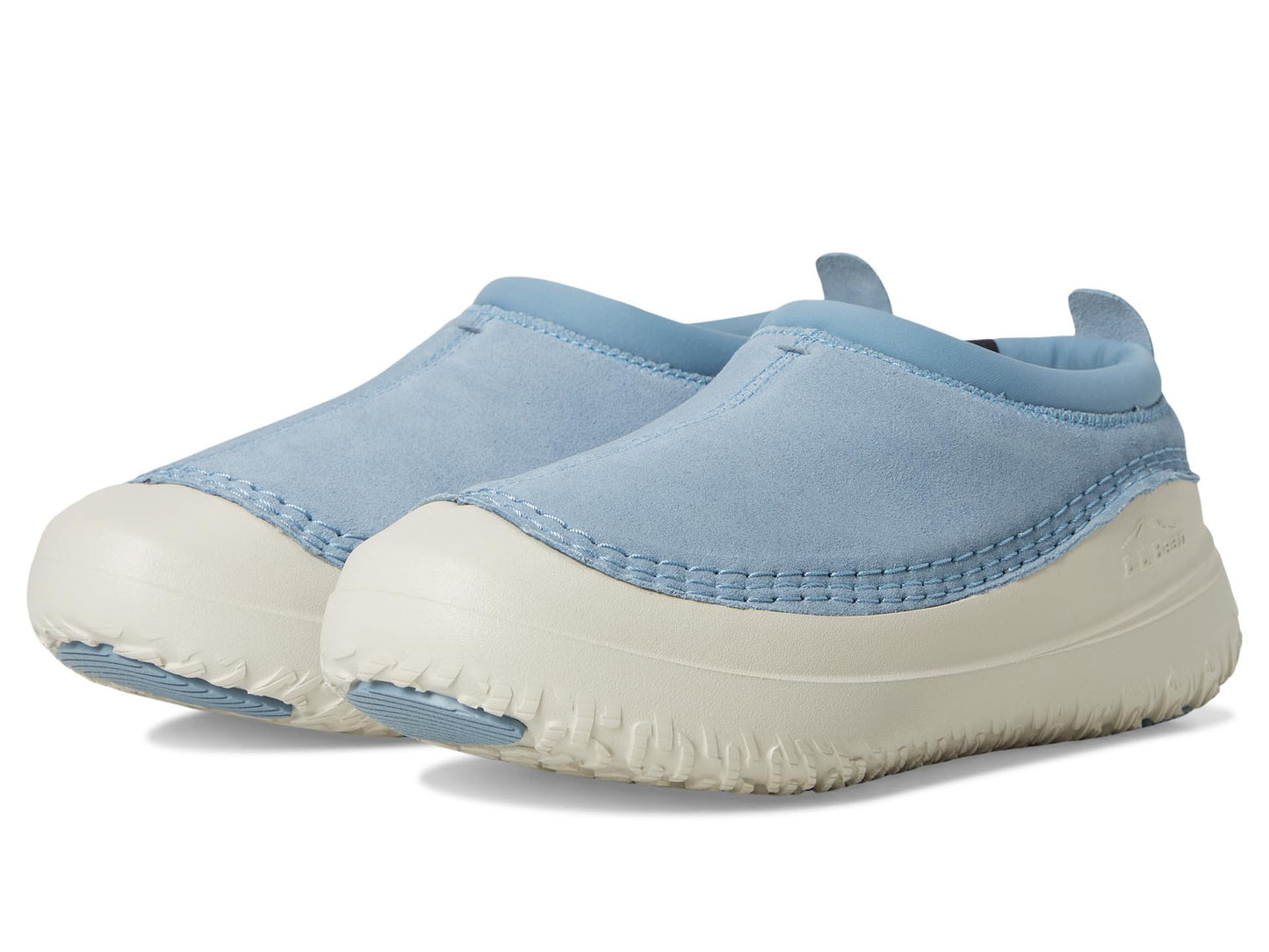 L.L.Bean Women's Wicked Good Max Slipper, Cadet Blue/Silver Birch, 8