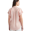 Lauren Ralph Lauren Womens Linen Dolman-Sleeve Shirt Pink Opal S