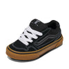 Vans Youth Caldrone Shoe | Boys' & Girls' Low-Top Fashion Sneakers, Chunky Retro-Inspired Style, Suede Mesh Black/Gum, 5