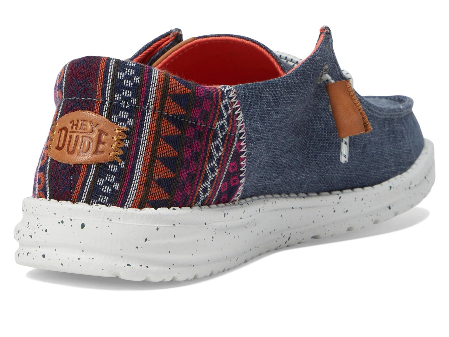 HEYDUDE Wendy Funk Baja Navy Size 12 | Women’s Shoes | Women’s Slip-on Loafers | Comfortable & Light-Weight