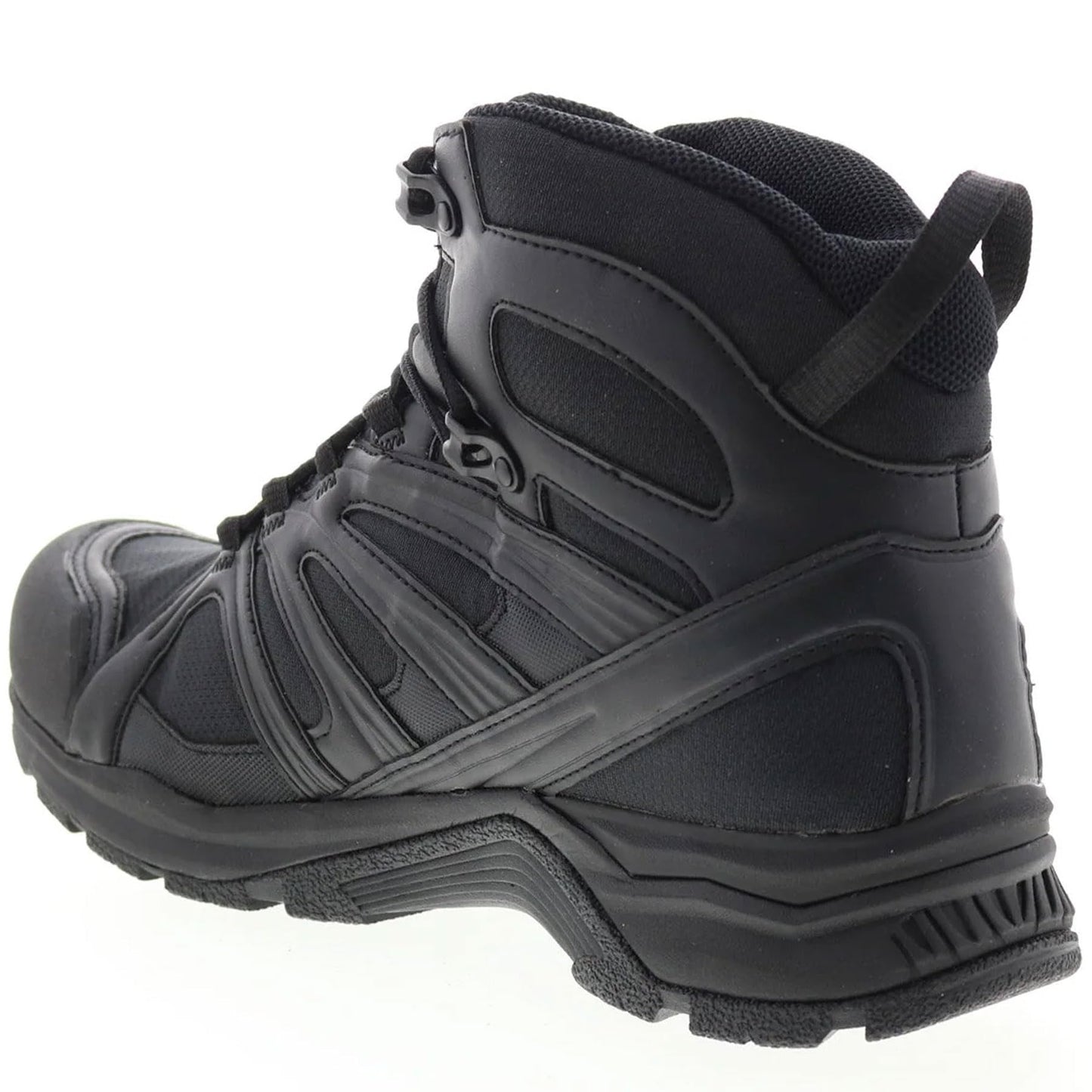 Altama Unisex Aboottabad Trail Runner Mid Combat Boots - Tactical, EVA Midsole, Quick-Drying Upper, Water-Resistant Membrane, Black, 12.5 Wide Women/11 Wide Men