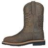 Hoss Rushmore CT WP PR Rancher Buff - Big Sizes - Boots for Men - Leather Upper - Slide Closure Brown 8 EE - Wide