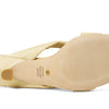 Stuart Weitzman Playa 75 Knot Sandal for Women - Sculptural Heel, Voluminous Knotted Detail, and Lacquered Nappa Leather Footwear Wheat 6.5 M