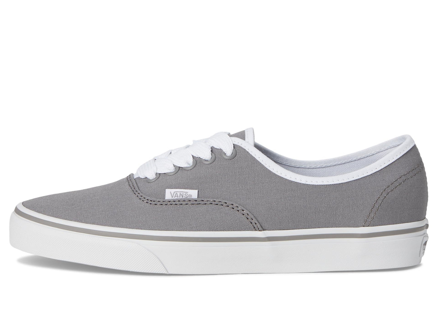 Vans Unisex U Authentic Sneaker, Canvas Pop Gray/White, 6.5-8 US Men