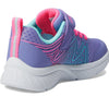 Skechers Unisex-Child Microspec Plus - Swirl Sweet Sneaker, Perwinkle/Multi, 5 Toddler