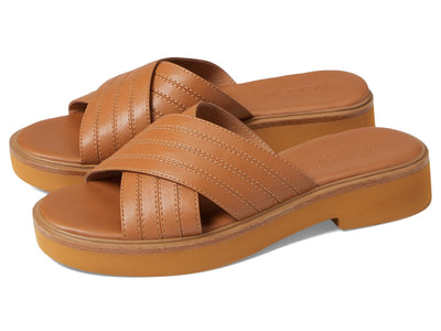 Madewell The Alina Platform Sandal Desert Camel 7.5 M